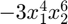 $-3x_1^4x_2^6$