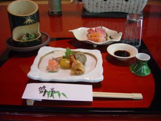 The art of dining (in a restaurant near Nara)