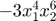$-3x_1^4x_2^6$